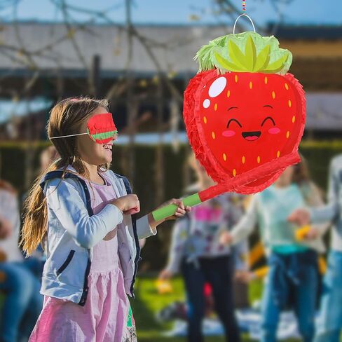 Fruit Pinata Summer Theme Pinata Includes Stick Blindfold Confetti Fruit Birthday Pinata Summer Fruit Pinata Fruit Theme Party Supplies for Birthday Party Carnival Summer Beach Decor (Pineapple) in Saudi Arabia