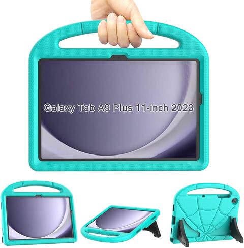 Lainergie Samsung Galaxy Tab A9 Plus Case for Kids 11 Inch 2023 (Fit Model: SM-X210/X216/X218), Lightweight Shockproof Kids Friendly Cover with Handle Stand for Samsung Galaxy A9+ Tablet 2023, Blue in Kuwait
