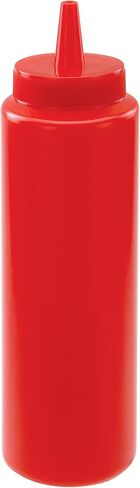 Winco 6-Piece Squeeze Bottle Set, 8-Ounce, Red, Medium in Kuwait
