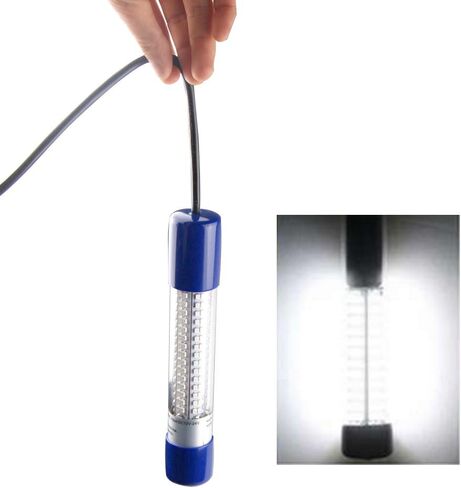 LED تحت الماء صيد الأسماك ضوء الروبيان ضوء 12V-24V 8W 1000 اللصوفة ضوء الأسماك الغاطسة لرسواف الرصيف السوبر مشرق خفيفة الطعم ضوء القوارب ضوء الزخرفة مع 6.6yd الحبل الصيد الليلي in Kuwait