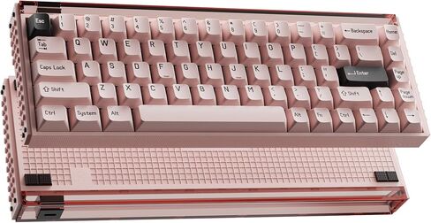 MADE68 Pro Hall Effect Keyboard Magnetic Gaming Keyboard, Hot Swappable Switches Keyboard Rapid Trigger Keyboard Magnetic Switch Keyboard, 65% Layout RGB Snap Tap-Purple in Saudi Arabia