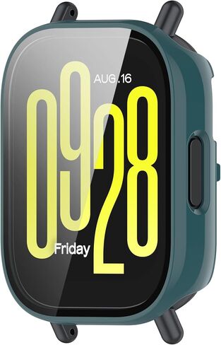 Fit for Redmi Watch 5 Active Case Cover, Scratch-Resistant Full Coverage Hard PC Protective Case &Tempered Glass Screen Protector Bumper for Xiaomi Redmi Watch 5 Active (Clear) in Kuwait