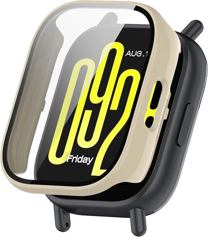 Fit for Redmi Watch 5 Active Case Cover, Scratch-Resistant Full Coverage Hard PC Protective Case &Tempered Glass Screen Protector Bumper for Xiaomi Redmi Watch 5 Active (Clear) in Kuwait