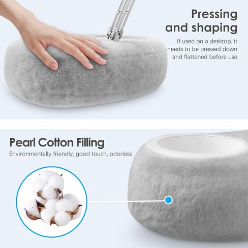CreaDream Tablet Kindle Stand Pillow, Adjustable iPad Pillow Stand Holder with 2 Snack Bowls for Lap Bed Sofa Chair, Compatible with 4.7"-13" Tablet, iPad, iPhone, Google, Samsung, Kindle in Kuwait