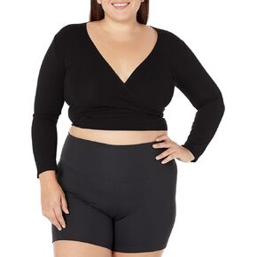 Capezio Women's Self Tie Wrap Top