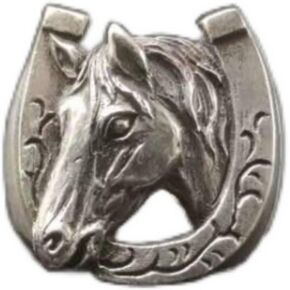 HUKQBUNX 925 Sterling Silver 12 zodiac horse grass horse hoof horse head Zodiac ring personality retro men's domineering opening adjustment ring