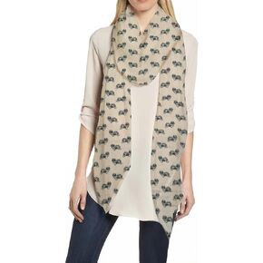 Lina & Lily Havanese Dog Print Women's Scarf Shawl Wrap Lightweight