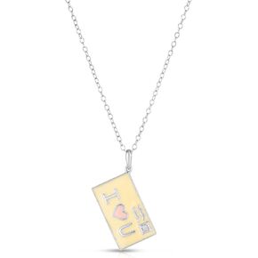 Femme Luxe Symphonies of Love - Meg Heart Pendant, Natural Diamond Studded in 925 Sterling Silver,Dainty & Hypoallergenic, 18" Chain, Gift Ready Packaging