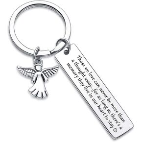 7RVZM In Memory Gift Dad Memorial Gift Sympathy Jewelry Bereavement Jewelry Loss of Loved One Gift Mother Memorial Jewelry Loss of Grandma Gift Mom Memorial Gift Comfort Gift Memorial Keychain