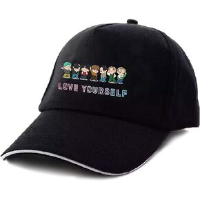 Kpop Love Yourself SUGA Jimin V Jimin Jhope Jin Rap Monster Baseball Cap Hat Hiphop Hat
