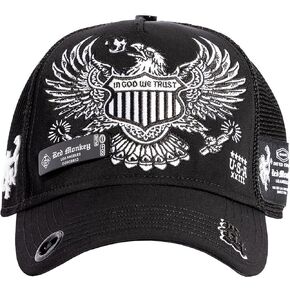 Americana Black RM1465 New Limited Edition Trucker Snapback Hat Cap