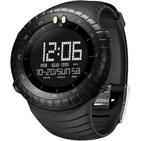 Men's Digital Sports Watch Military Waterproof Tactical Watch with LED Backlight Watches for Men