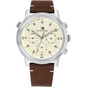 Tommy Hilfiger Sport Lux Watch for Men - Classic Multifunction Wristwatch for Him - Water-Resistant up to 5 ATM/50 Meters - Premium Fashion for Everyday Wear - 44mm