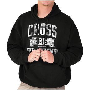 Brisco Brands Cross Training 3:16 Christian Hoodie Sweatshirt Women Men