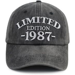 Xullaxth Limited Edition 1980 1981 1982 1983 1984 1985 1986 1987 1988 1989 Hat for Women Men, Adjustable Cotton Baseball Cap