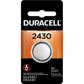 Duracell FBA_44087 1 2430 3V Photo Electronic Battery, Clear