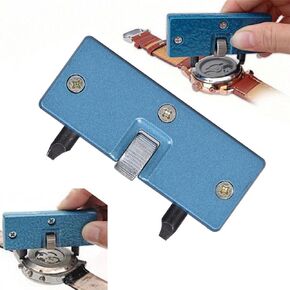 Professional Watch Back Remover Tool, Metal Adjustable Watch Back Case Opener Closer Remover Repair Screw Wrench Repair Kit Watchmaker Holder Tool Watchmaker Accessories