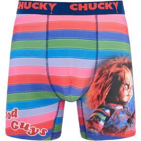 COCO BRANDS Chucky Men's Boxer Briefs - No Fly, Anti-Chafing Stitching, Comfort Shaped/Cotton Lined Crotch