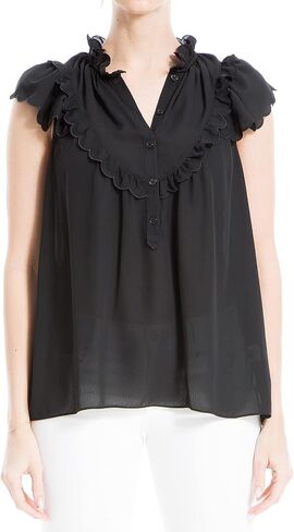 Max Studio Women's Flutter Sleeve Blouse in Saudi Arabia