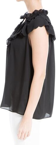 Max Studio Women's Flutter Sleeve Blouse in Saudi Arabia