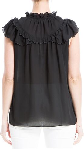 Max Studio Women's Flutter Sleeve Blouse in Saudi Arabia