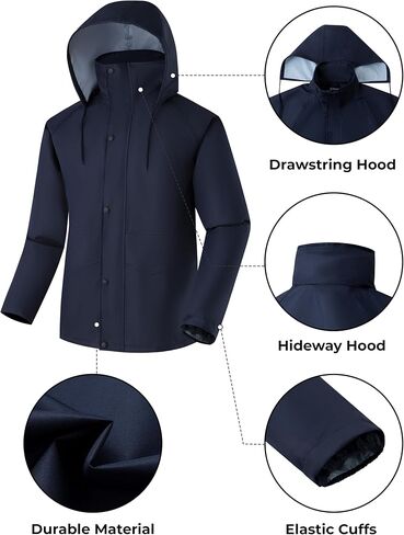 Ubon Waterproof Rain Suits Including Jackets and Pants Rain Gear Lightweight for Men & Women in Saudi Arabia