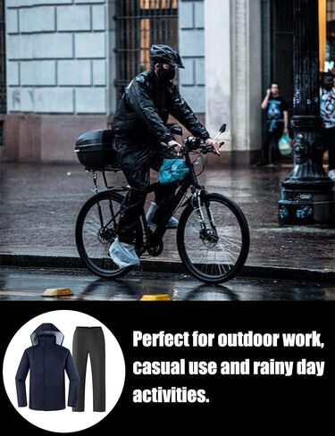 Ubon Waterproof Rain Suits Including Jackets and Pants Rain Gear Lightweight for Men & Women in Saudi Arabia