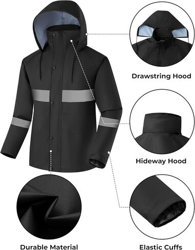 Ubon Waterproof Rain Suits Including Jackets and Pants Rain Gear Lightweight for Men & Women in Saudi Arabia