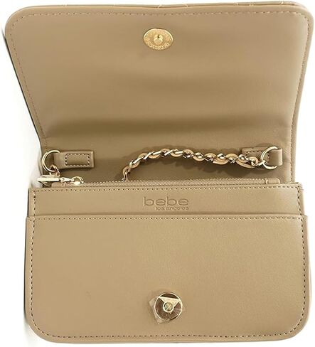 bebe Sophia Crossbody Small Taupe in Saudi Arabia