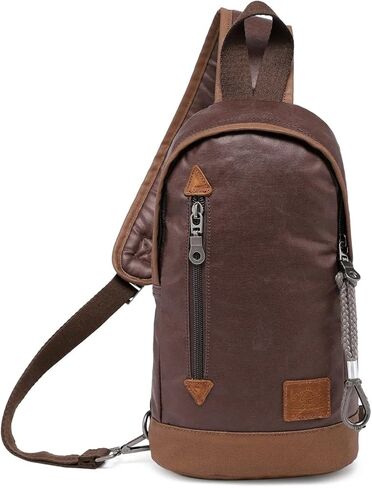 Urban Light Coated Canvas Sling Bag in Kuwait