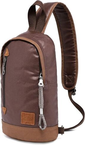 Urban Light Coated Canvas Sling Bag in Kuwait