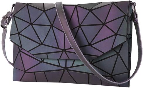 حقيبة كتف Van Varo ذات شبكة صلبة هندسية على شكل مظروف وحقيبة يد على شكل ظرف in Kuwait