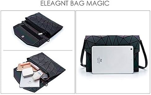 حقيبة كتف Van Varo ذات شبكة صلبة هندسية على شكل مظروف وحقيبة يد على شكل ظرف in Kuwait