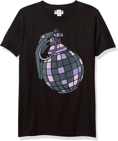 Fortnite Boys' Drop Bomb T-Shirt, Black, Large in Saudi Arabia