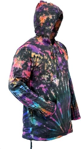 Mens Tie Dye Hoodie Shirt in Kuwait