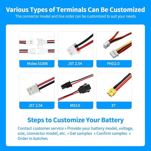 EEMB 3.6V ER6V Battery Replacement Lithium Battery ER14505 2600mAh with Plug Compatible with Toshiba PLC Battery ER6VC119A/119B (2 Pack) in Saudi Arabia