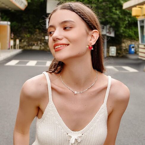 اقراط على شكل سهم على شكل قلب، اقراط على شكل قلب مطلية بالمينا الحمراء مع سهم، مجوهرات قلب من الزركونيا المكعبة لعيد الحب، هدية عيد ميلاد للنساء، مقاس M، زنك، مكعب زركونيا in Kuwait