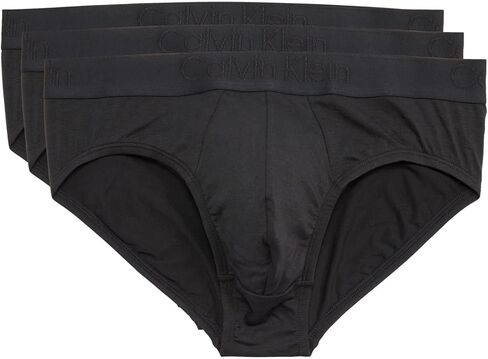 Calvin Klein CK Black Hip Brief 3-Pack Black/Black/Black M (32"-34"), Black/Black/Black, M in Saudi Arabia