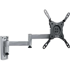 VIVO Quick Release RV TV Wall Mount for 13 to 43 inch Screens, Articulating Lockable Bracket Stand, Fits up to VESA 200x200, Black, Mount-TVQR1