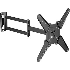 Suptek Corner TV Wall Mount for Most 23"-60" TVs, Full Motion Long Arm TV Mount 30 inch Extension Articulating Wall Mount TV Bracket Max VESA 400x400mm, Smoothly Extendable, Holds up to 99 lbs A1S