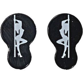 Stripper Design 2014 and Newer Harley Davidson Street Glide fairing mirror hole plugs (1 Pair) FLHX ape hanger upgrade WILL NOT FIT 2013 and older (PATENTED)