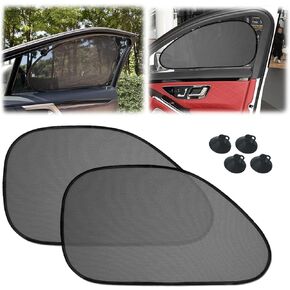 2 Pack Universal Car Window Shade, Car Window Shade for Baby, Protecting Kids Pets, Car Accessories Side Sun Visor, Car Sun Shade, Glare and UV Rays Protection, Perfect for Car, Van, SUV