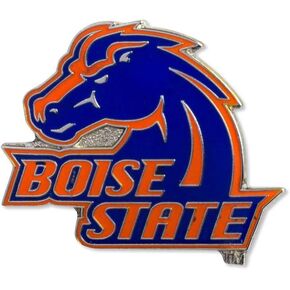 Aminco NCAA Boise State Broncos Team Logo Pin, Team Color