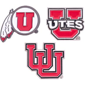 University of Utah Lapel Pins 3 Pack UT Utes Logo Enamel Made of Metal (Pin Set) in Saudi Arabia