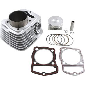 AHL Cylinder Head and Piston Kit and Gasket Set for Honda CRF230 2003-2014 / FTR223 FTR230 2003-2005