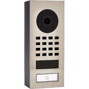 DoorBird IP Video Door Station D1101V Surface-Mount, Stainless Steel V2A, Brushed, Surface-mounting POE Video Doorbell