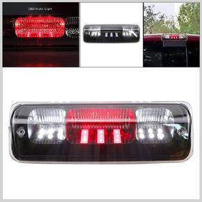 Youxmoto 3rd Brake Lights Rear Cab Roof Center High Mount Cargo Tail Lamp for 2004-2008 Ford F-150, 2007-2010 Ford Explorer Sport Trac, 2006-2008 Lincoln Mark LT Black Housing Clear Lens