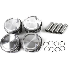 4pcs Piston & Rings kit for 2017 Focus 2016-2018, Mustang 2015-2018, MKC 2015-2019, Replace OE EJ7Z6108A,EJ7Z6108B,EJ7Z6108C,EJ7Z6108E,EJ7Z6135A, EJ7Z6140A,EJ7Z6148A