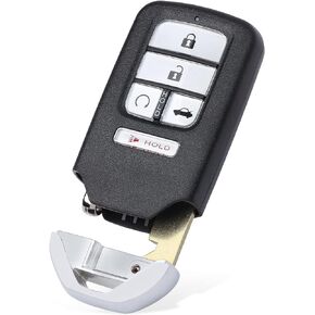 Smart Key Fob Keyless Entry Replacement Remote Key for Honda Accord 2018 2019 2020 2021 (FCC ID:CWTWB1G0090 P/N:72147-TVA-A01) 5 Buttons
