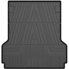Mixsuper Truck Bed Mat for Ford Maverick 2024 2023 2022 Hybrid & Gas Models, All Weather Truck Bed Liner Pickup Bed Mat TPE Durable Odorless Black